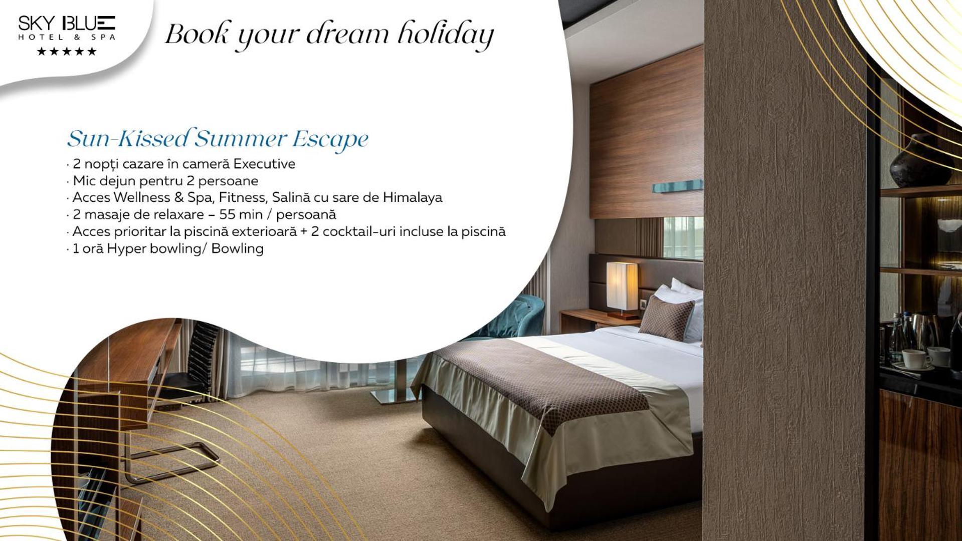 Sky Blue Hotel & Spa Paulesti  Bagian luar foto